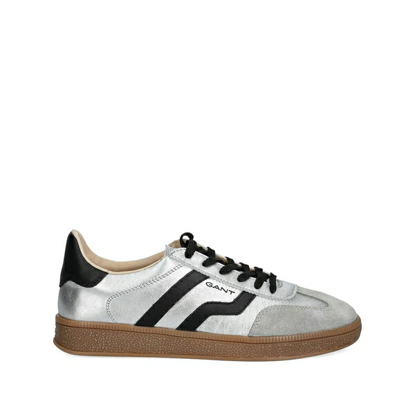 ガント レディース スニーカー シューズ Cuzima metallic leather sneakers Silver｜asty 25,760円