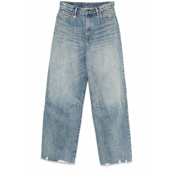 アールサーティーン レディース デニムパンツ ボトムス Wayne wide-leg jeans Blue|asty
