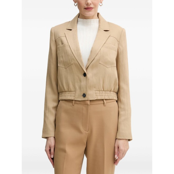 ダナ キャラン ニューヨーク州 レディース 上衣＆上衣 アウター Chest-pockets jacket Neutrals