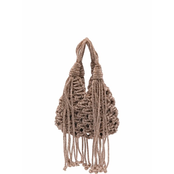 ヒボウラマ レディース ハンドバック 御徒面子 Mini vannifique crystal-embellishment tote bag Pink レディースバッグ-バッグ・小物・ブランド雑貨-バッグ