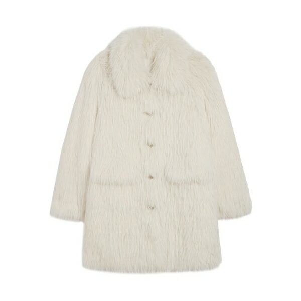 アッパリス レディース 厚地の外套 アウター Pamela single-breasted coat White