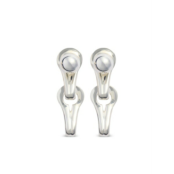 ジャンパトゥ レディース ピアス＆イヤリング アクセサリー Asymmetric dangle earrings Silver｜asty