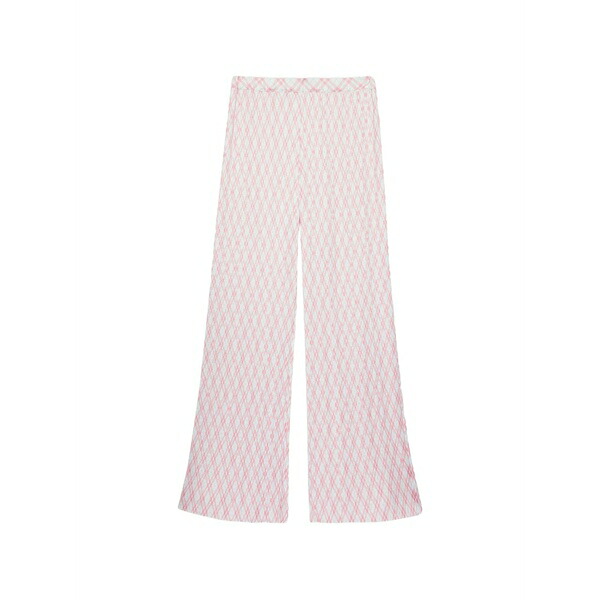 エムエスジイエム レディース カジュアルパンツ ボトムス Pleated checked trousers White｜asty