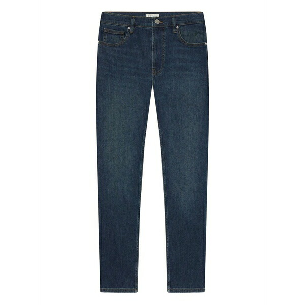 フレーム メンズ デニムパンツ ボトムス Whiskering-effect jeans Blue|asty