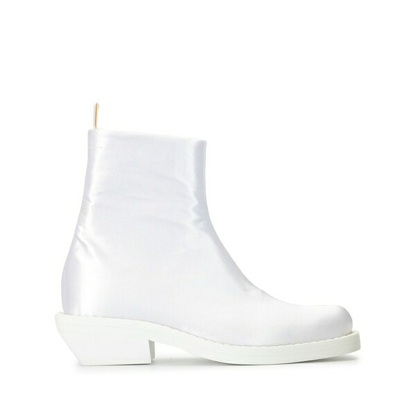 マルタンマルジェラ レディース ブーツ シューズ Satin ankle boots White
