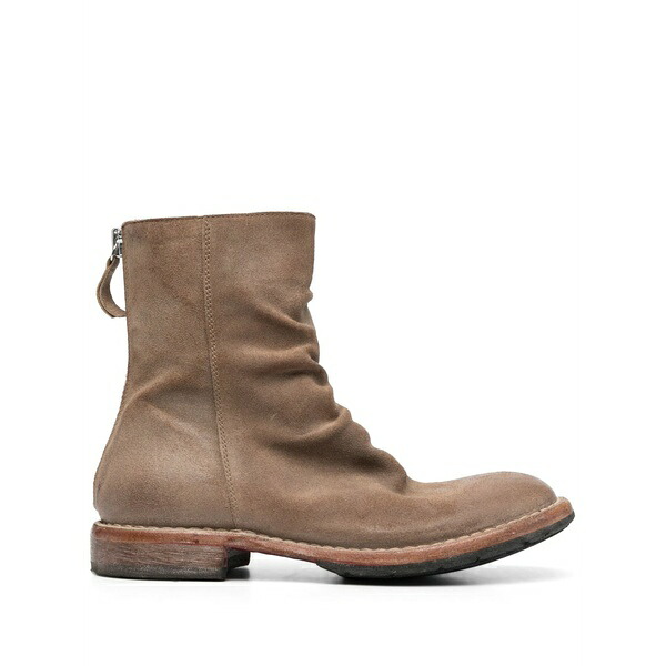 モマ レディース ブーツ シューズ Tronchetto suede ankle boots Brown|asty