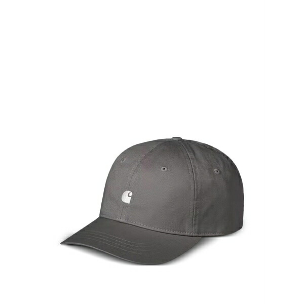 カーハート メンズ 帽子 アクセサリー Madison logo cap Grey|asty