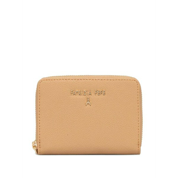 パトリツィア ペペ レディース 紙入れ 付属品 Logo-plaque wallet  Neutrals