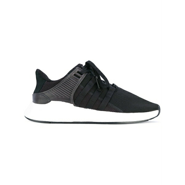 アディダス メンズ スニーカー シューズ Eqt support 93/17 \"milled leather\"" sneakers Black"