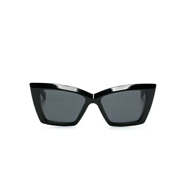 サンローラン アイウェア レディース サングラス&アイウェア アクセサリー Printed cat-eye sunglasses Black|asty