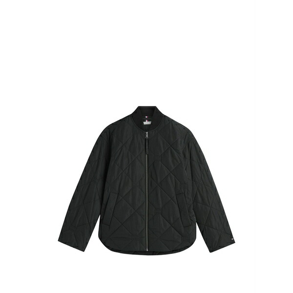 トミー ヒルフィガー レディース ジャケット&ブルゾン アウター Quilted jacket Black|asty