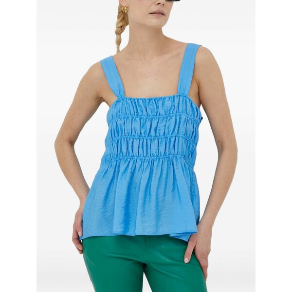 デイ・ビルゲール・エ・ミッケルセン レディース カットソー トップス Tie-detail top Blue｜asty