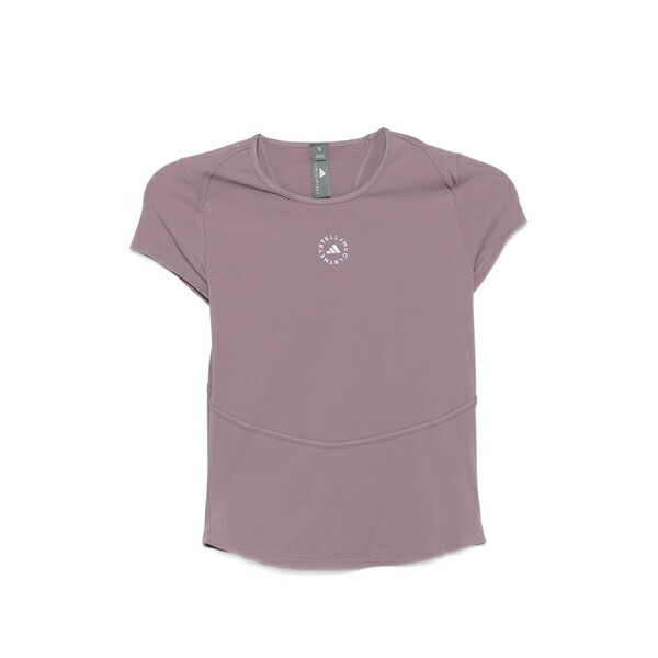 アディダス レディース Tシャツ トップス Logo t-shirt Purple｜asty