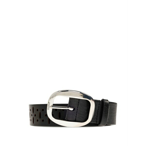 イザ呼びりん マラン レディース 三尺帯 付属物 Cut-out buckle belt Black
