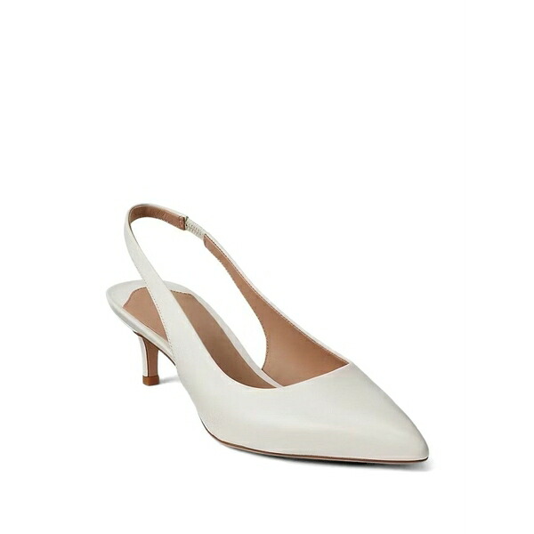 ラルフローレン レディース パンプス シューズ Lolah ii slingback-strap pumps White