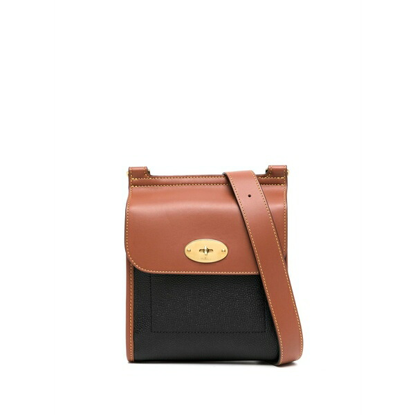 マル木ノ実 メンズ ショルダーバッグ 御徒面子 Small antony leather bag Black