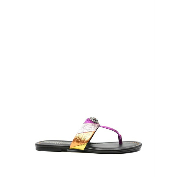 カートジェイガー レディース サンダル シューズ Metallic-appliqu茫漏 sandals Purple 靴-コンフォートサンダル