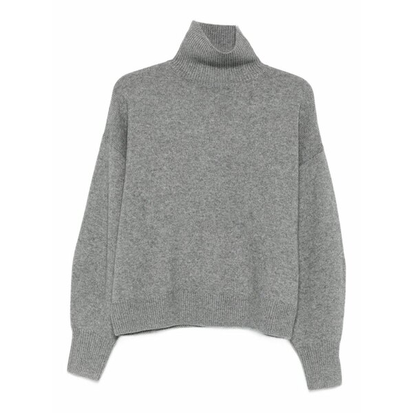 イザ呼びりん マラン レディース 編み物\u0026スウェーター アウター Aspen roll-neck sweater  Grey