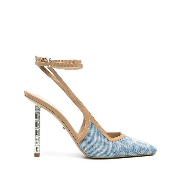 ジーシーディーエス レディース パンプス シューズ 120粍 slingback leather pumps Blue