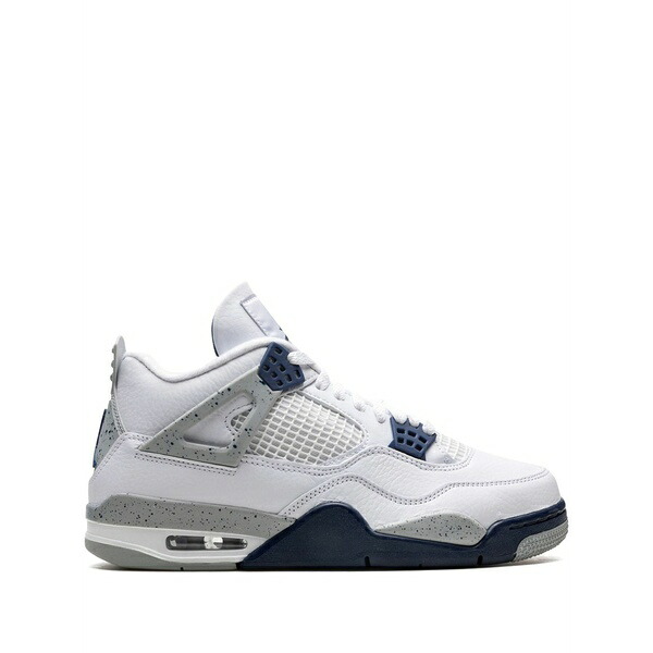ジョーダン メンズ スニーカー シューズ Air jordan 4 \"midnight navy\" sneakers White