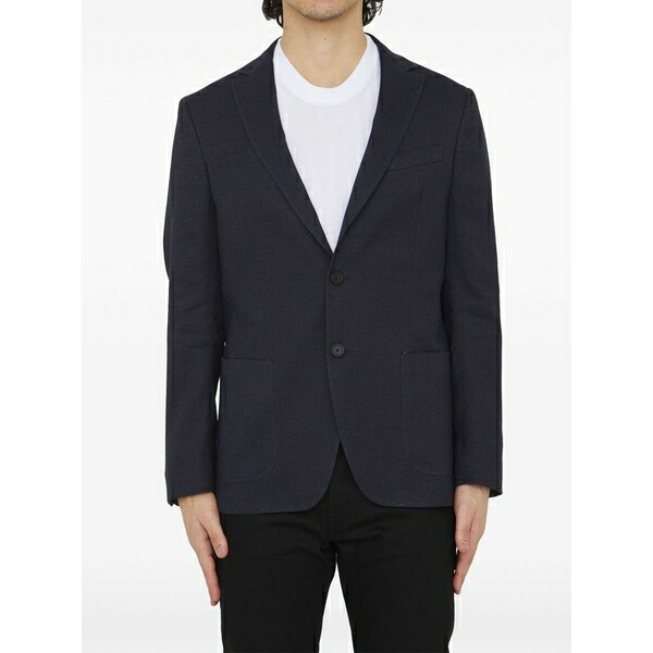 トネッロ メンズ ジャケット&ブルゾン アウター Single-breasted blazer Blue|asty