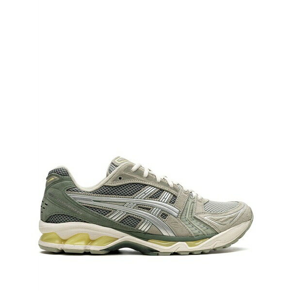 アシックス メンズ スニーカー シューズ Gel kayano 14 "olive grey pure silver" sneakers Grey|asty