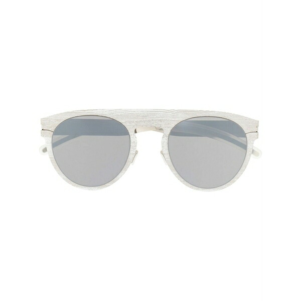 マイキータ メンズ サングラス・アイウェア アクセサリー Round-frame tinted sunglasses Silver|asty