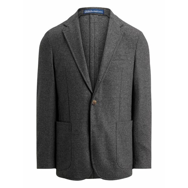 ラルフローレン メンズ ジャケット&ブルゾン アウター Soft-knit blazer Grey|asty