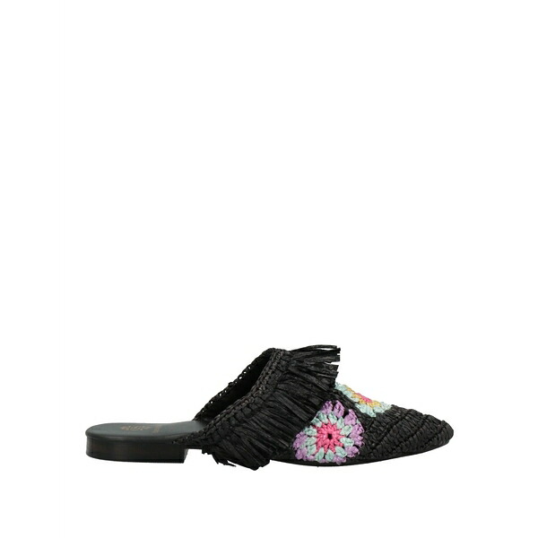 【送料無料】 デ シエナ レディース サンダル シューズ Mules & Clogs Black