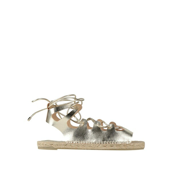 【送料無料】 カスタニエール レディース サンダル シューズ Espadrilles Metallic