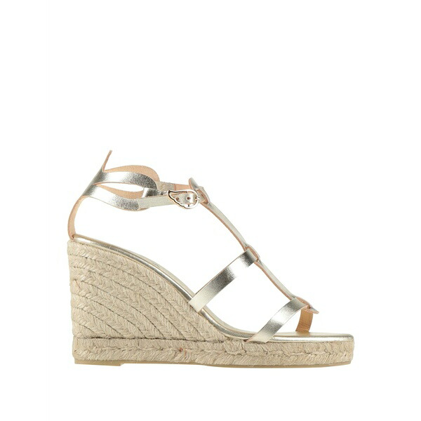 【送料無料】 カスタニエール レディース サンダル シューズ Espadrilles Metallic