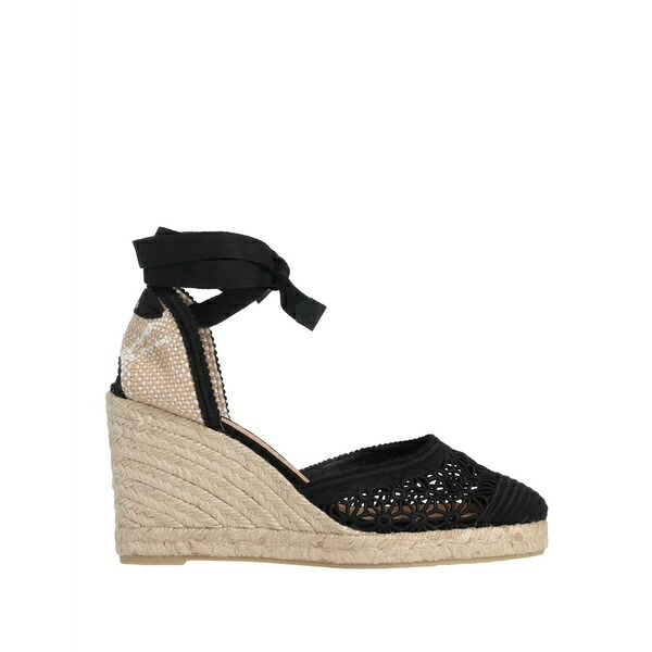 【送料無料】 カスタニエール レディース サンダル シューズ Espadrilles Black