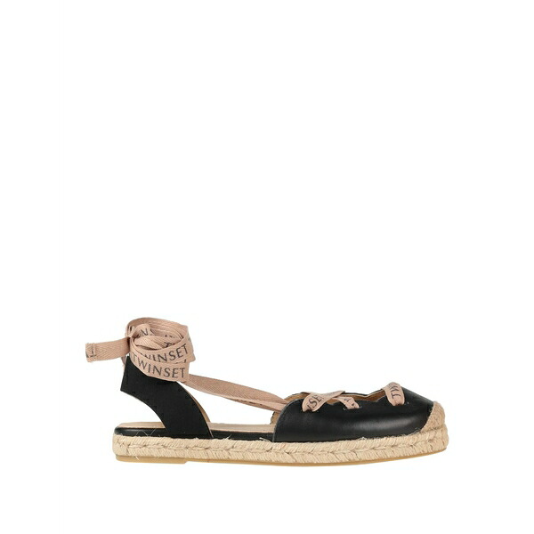 【送料無料】 ツインセット レディース サンダル シューズ Espadrilles Black