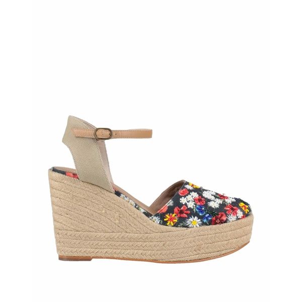 【送料無料】 コーラルブルー レディース サンダル シューズ Espadrilles Black