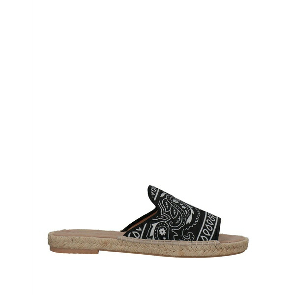【送料無料】 マイカロム レディース サンダル シューズ Espadrilles Black