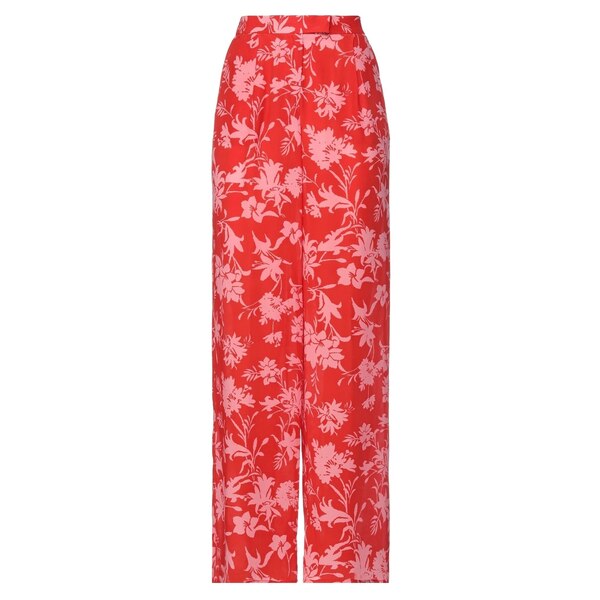 【貨物輸送無料】 音楽的リズム田の実 レディース 心地好いズボン下 ボトムス Pants Red ボトムス-レディースファッション