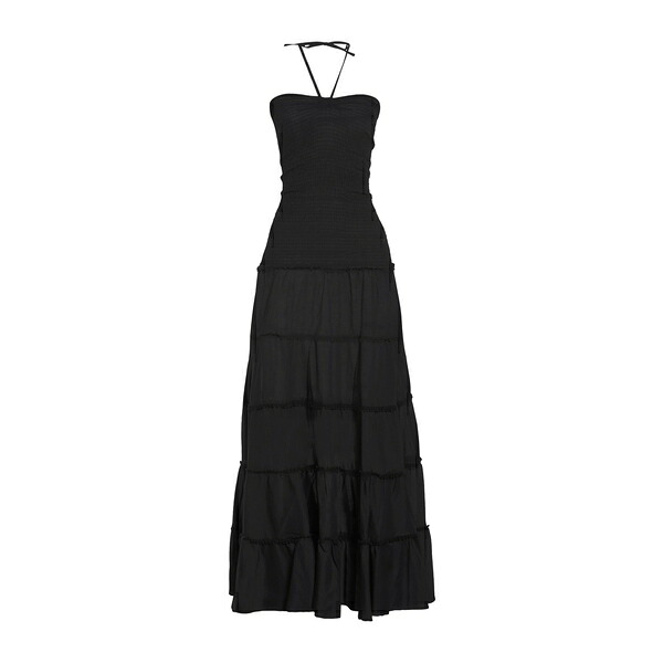 【送料無料】 ブルマリン レディース ワンピース トップス Maxi dresses Black