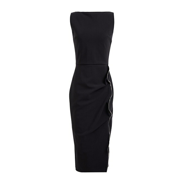 【送料無料】 チアラ・ボニ・プティ・ローブ レディース ワンピース トップス Midi dresses Black|asty