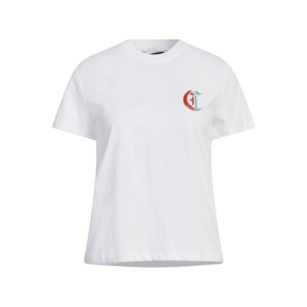 【送料無料】 ロベルトカヴァリ レディース Tシャツ トップス T-shirts White