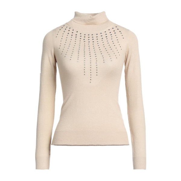 【送料無料】 ジョン リッチモンド レディース ニット&セーター アウター Turtlenecks Beige｜asty