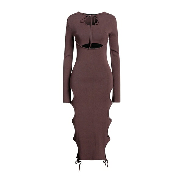 【送料無料】 アンドレダモ レディース ワンピース トップス Midi dresses Brown