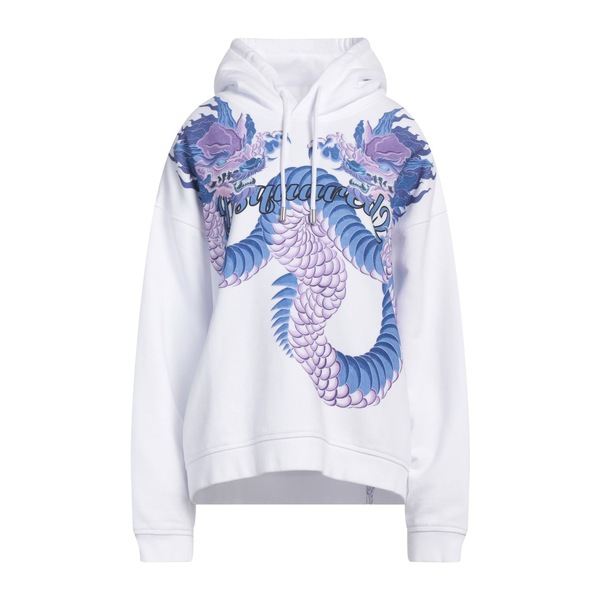 【送料無料】 ディースクエアード レディース パーカー・スウェットシャツ アウター Sweatshirts White