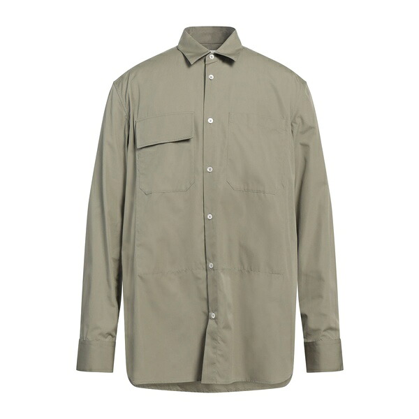 【送料無料】 ジル・サンダー メンズ シャツ トップス Shirts Green|asty