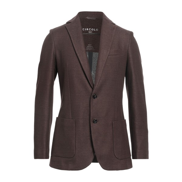 【送料無料】 チルコロ1901 メンズ ジャケット＆ブルゾン アウター Blazers Brown｜asty 50,880円