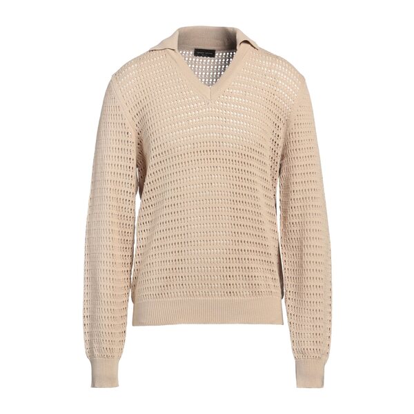 【送料無料】 ロベルトコリーナ メンズ ニット&セーター アウター Sweaters Beige｜asty
