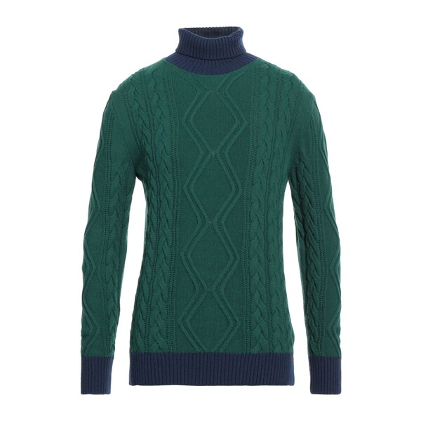 【送料無料】 エムキュージェイ メンズ ニット&セーター アウター Turtlenecks Green