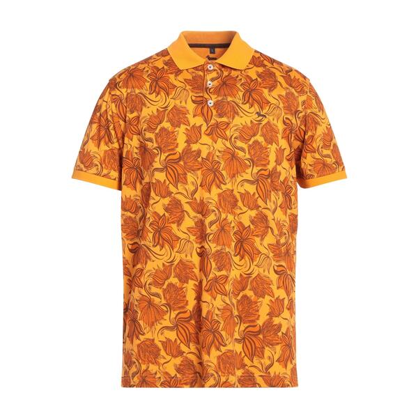 【送料無料】 ハーモント & ブレイン メンズ Tシャツ トップス Polo shirts Orange