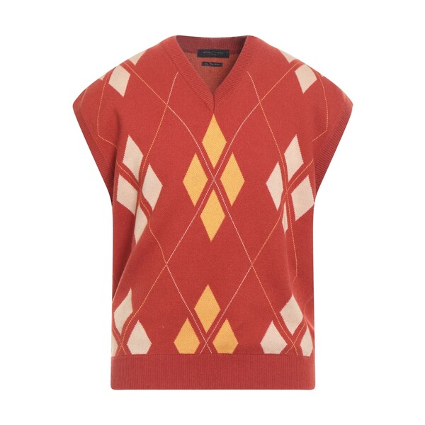【貨物輸送無料】 ダニエル フィエゾリ メンズ 編み物\u0026スウェーター アウター Sweaters Red