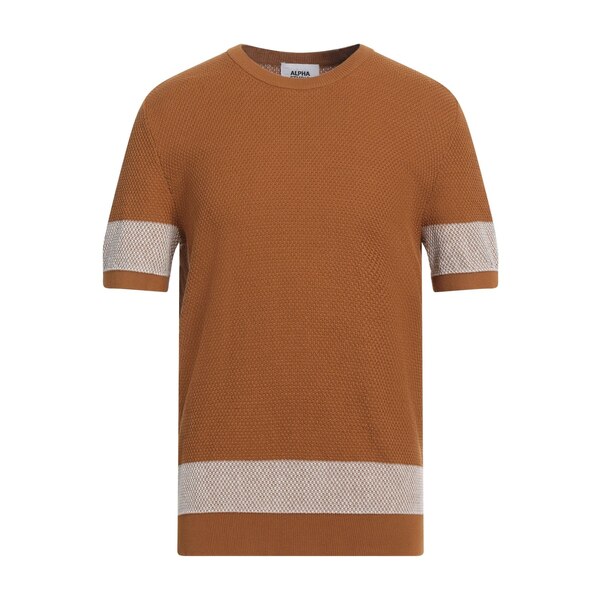 【貨物輸送無料】 アルファス テューディオ メンズ 編み物\u0026スウェーター アウター Sweaters Beige