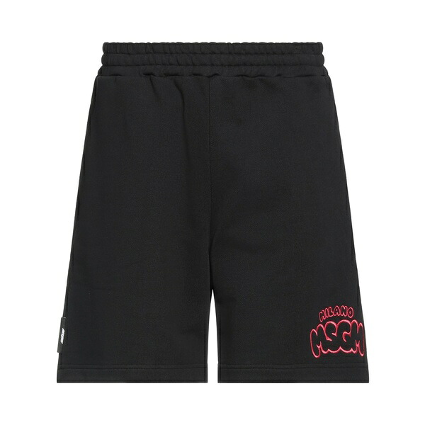 【貨物輸送無料】 エムエスジイエム メンズ 心地好いズボン下 ボトムス Shorts \u0026 Bermuda Shorts Black メンズファッション-ズボン・パンツ